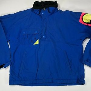 Kaelin Tech Mens Blue Nylon Ski Snowboard Shell